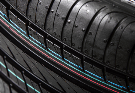 Background of the tire tread.の写真素材