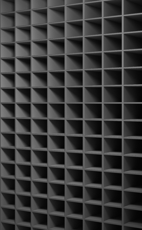 Abstract background consisting of cubic cavities.の写真素材