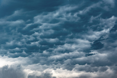Unusually cloudy clouds.