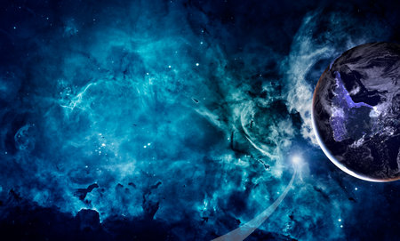 The photographer with the camera on white.の写真素材