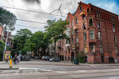 The streets of Amsterdamのeditorial素材