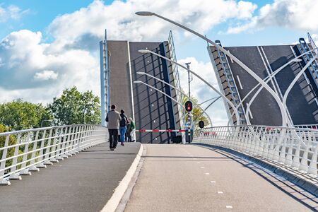 Modern automobile bridge.のeditorial素材