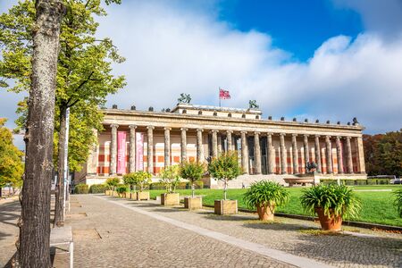 The building of the Old Museum Altes Museum in Berlin, Germany.のeditorial素材