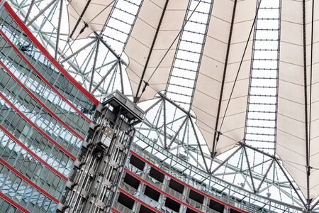 Sony Center in Berlin, Germany.のeditorial素材