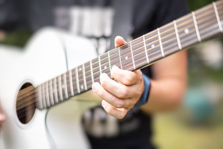 Acoustic Guitar Playing.