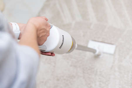 Handheld vacuum cleaner.の写真素材