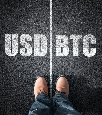 Dollar or Bitcoin.