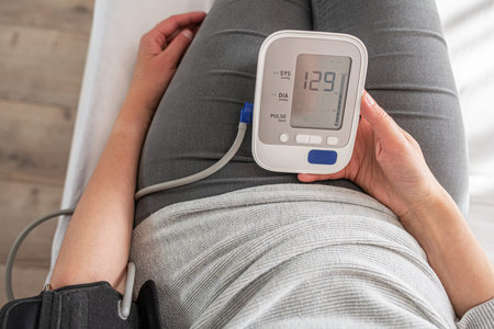 Blood pressure test.