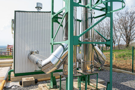 Boiler station building.の写真素材