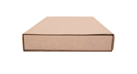 Cardboard mail box isolated