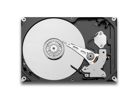 Open hard disk drive.