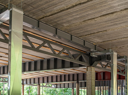 Concrete and reinforced concrete structures.