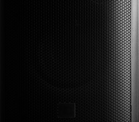 Black iron speaker grid texture. Industrial background.の写真素材