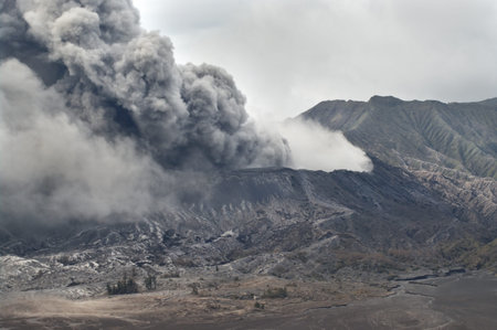 Volcanoes of Bromo National Park, Java, Indonesia 
