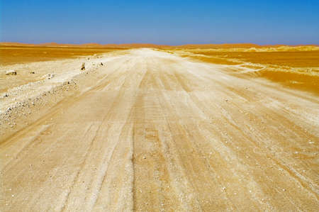 Road in Oman Desert の写真素材