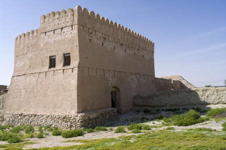 Fort Jalan Bani Bu Ali, Hammouda Al-Qala,Sultanate of Oman, Middle Eastの写真素材