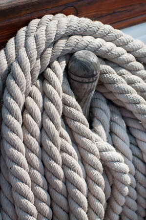 ropes on a sailboat 