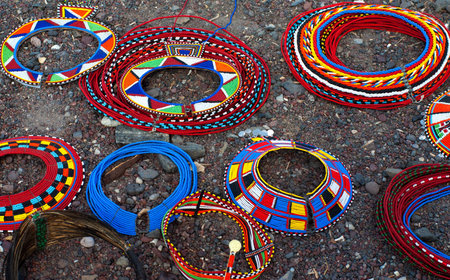 Traditional african necklaces