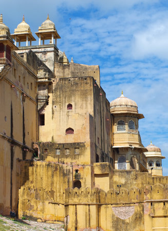 Amber Fort near Jaipur city in Rajasthan, Indiaのeditorial素材