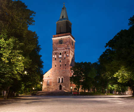 Medieval cathedral in Turku , Finland 
の写真素材