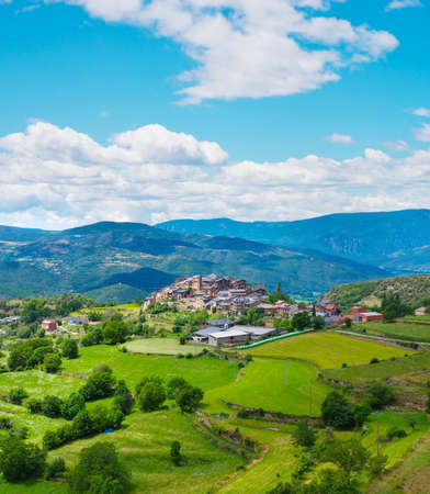 Estamariu in comarca of Alt Urgell, Lleida, Catalonia, Spain.の写真素材