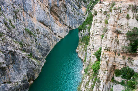 Landscape in Congost de Mont-rebei ,  Spainの写真素材