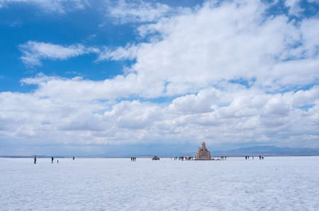 Salar de Uyuni in Boliviaの写真素材