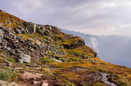 Landscapes in mountains. Norway