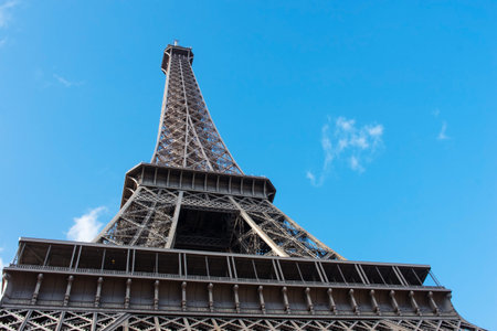 View on Eiffel Tower in Paris, France