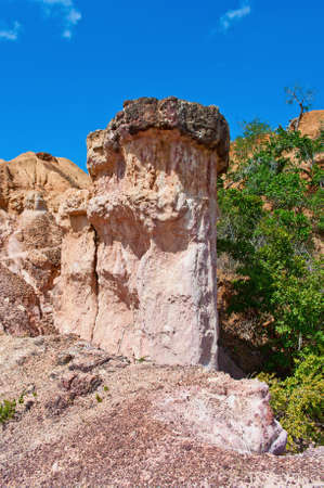 The Hell's Kitchen, Marafa Canyon. Malindi region, Kenyaの写真素材