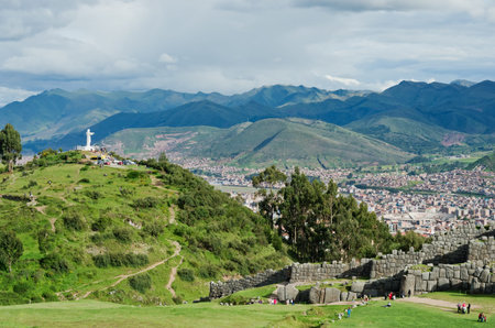 Sacsayhuaman - Inca ruins in Cusco, Peru