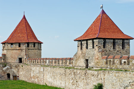 Old fortress on the river Dniester in town Bender, Transnistria. City within the borders of Moldova under of the control unrecognized Transnistria Republicのeditorial素材