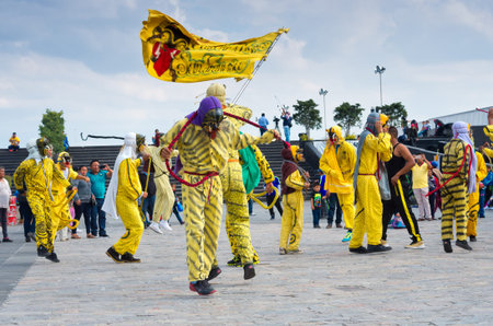 Mexico City, Mexico - December 9, 2016: Fiesta patronal San Juan Diego Cuauhtlatoatzin (Juan...