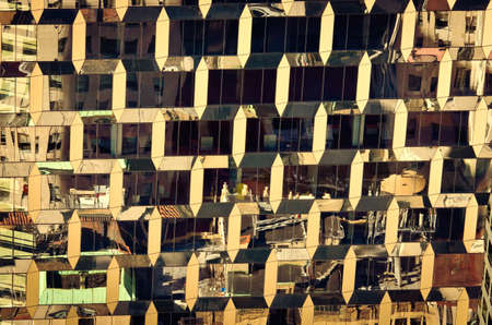 architectural background in New York , USAの写真素材