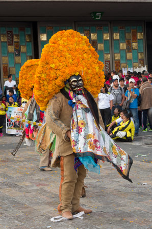 Mexico City, Mexico - December 10, 2016: Festival of the Virgin of Guadalupe with a mass ceremony in her honor on square of Basilica of Our Lady of Guadalupeのeditorial素材