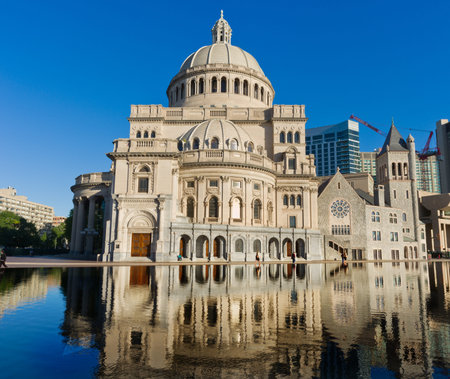 Boston, MA, USA - October 5, 2016: The First Church of Christ Scientist in Christian Science Plaza in Boston, USAのeditorial素材