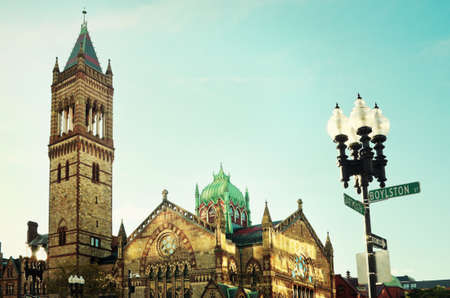 Old South Church (Third Church) in Boston, Massachusetts, USAの写真素材