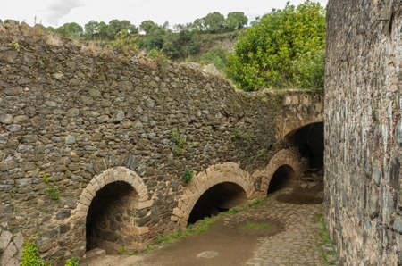 Hacienda Santa Maria Regla, Hidalgo, Mexico.の写真素材