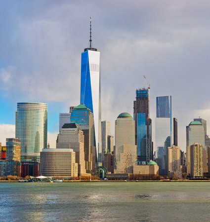 Manhattan skyline in New York City