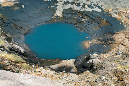 Ebeko Volcano, Paramushir Island, Kuril Islands, Russia