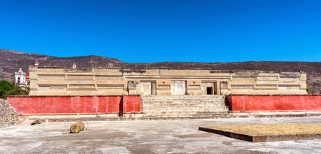 Ruins in Mitla near Oaxaca city. The most important of the Zapotec culture centers in Mexico
