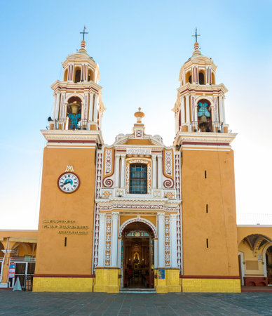 Church of Our Lady of Remedies in Cholula, Mexico