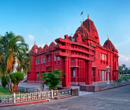 Shree Digambar Jain Parasnath Mandir Belgachia in Kolkata, Indiaの写真素材
