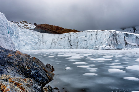 Pastoruri glacier in Cordillera Blanca, Northern Peru