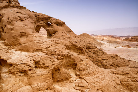 Landscape in Timna Valley, Southern Israel