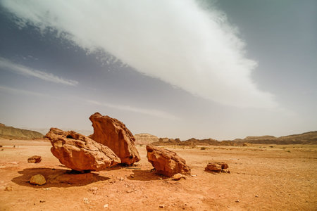 Landscape in Timna Valley, Southern Israel