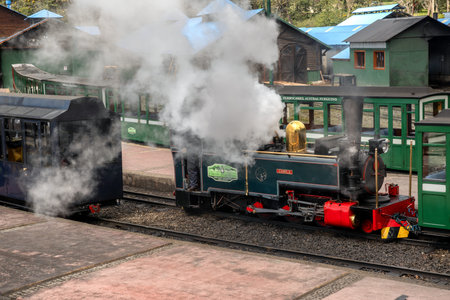 The End of the World Train at Tierra del Fuego National Park, Patagonia, Argentina. 19 January 2020