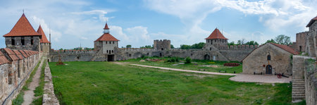 Old fortress on the river Dniester in town Bender, Transnistria. City within the borders of Moldova under of the control unrecognized Transnistria Republicのeditorial素材