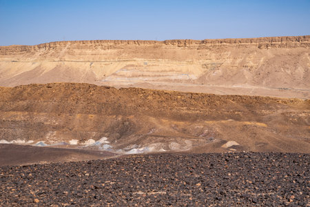 Makhtesh (crater) Ramon, is a geological landform of a large erosion cirque in the Negev Desert,...