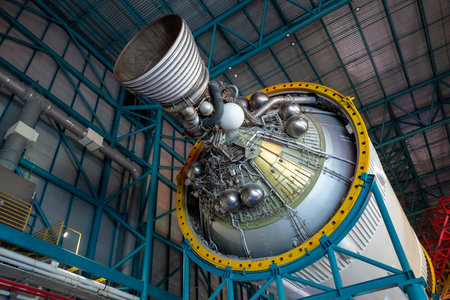 Cape Canaveral, Florida, USA - December 2021: Kennedy Space Center in Merritt Island, Florida. USAのeditorial素材